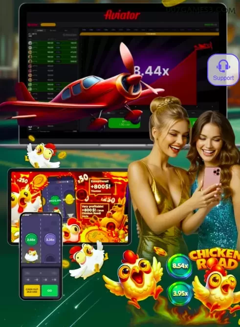 Roleta e blackjack 007game